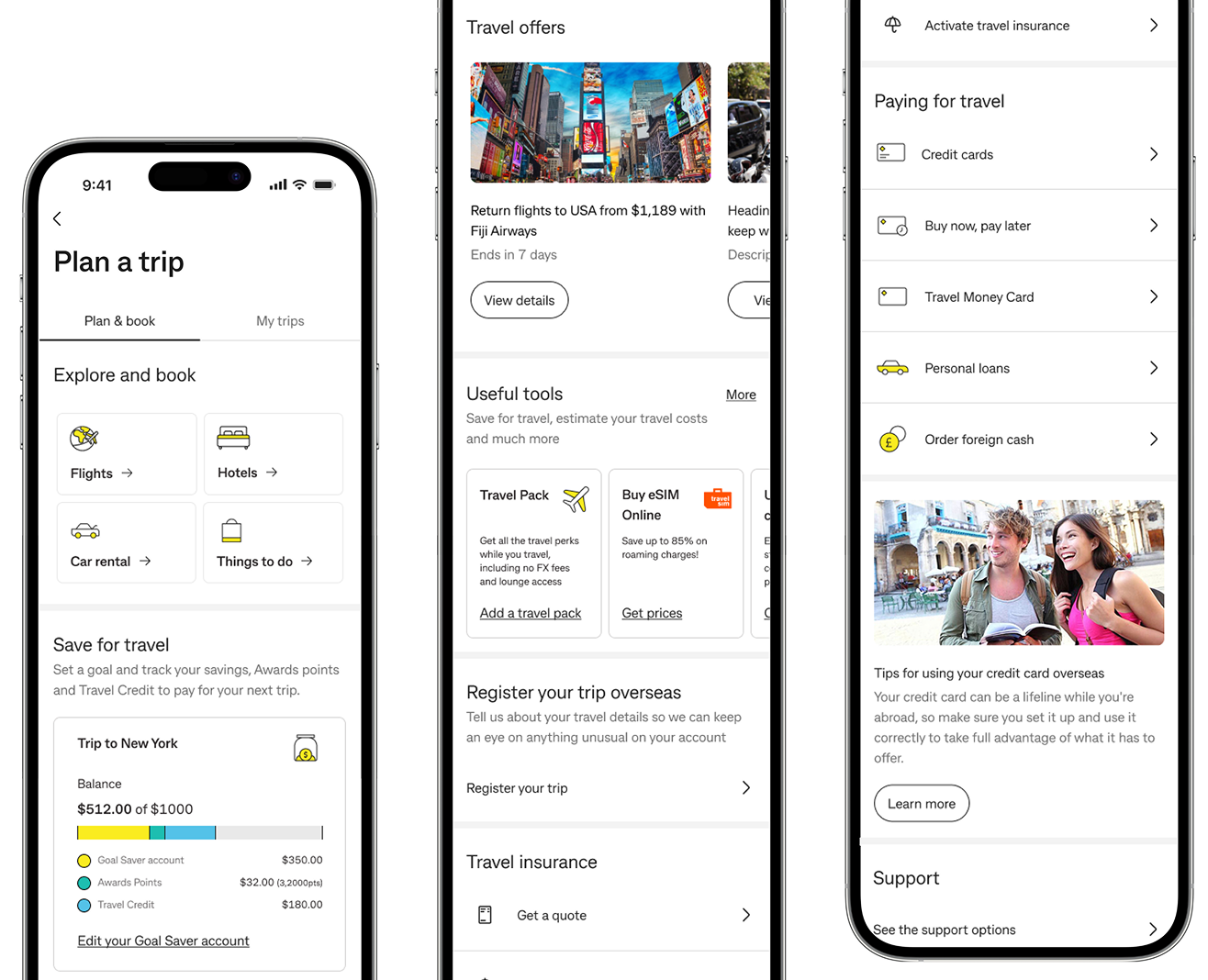 CommBank Travel Hub